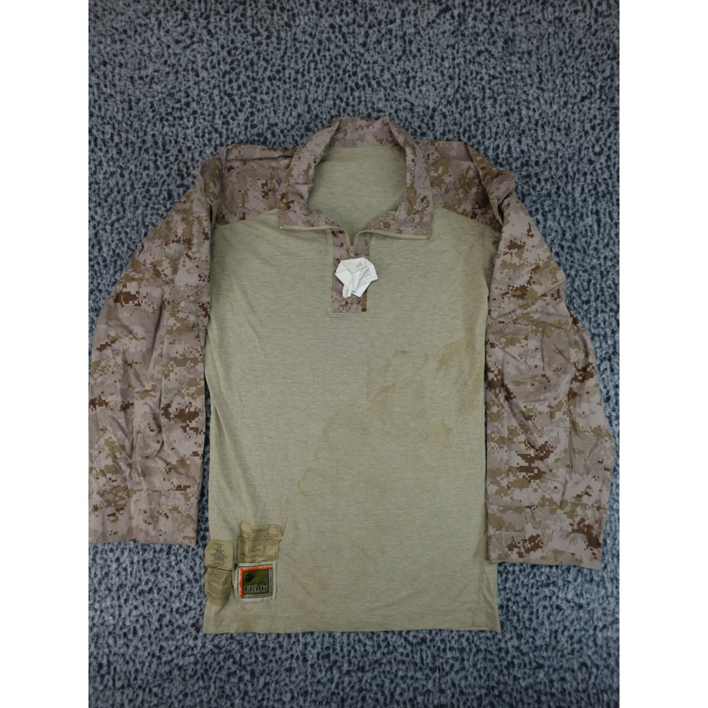Propper USMC FROG‎ FR Combat Shirt Mens Small Regular Desert MARPAT Camo Tan